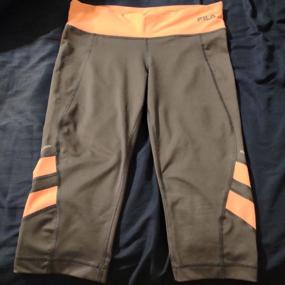 Fila Sport Running Capri Pants With Drawstring